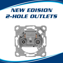 NEW RANGE OF EDISION TV WALL SOCKETS
